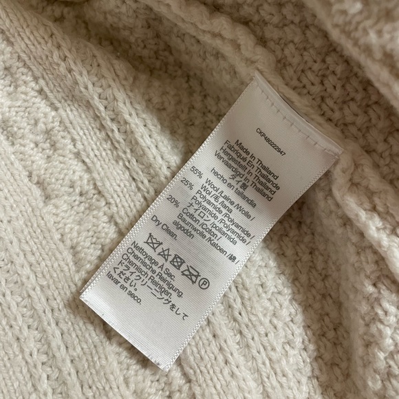 Madewell Cropped Cable Knit Cardigan - Picture 4 of 4